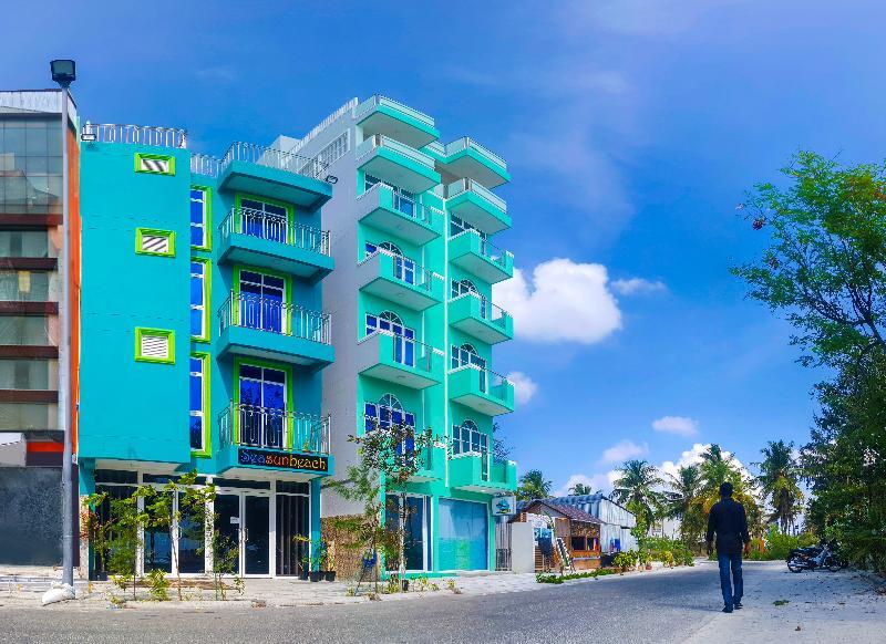 Seasunbeach Hotel Maldives Хулхумале Экстерьер фото
